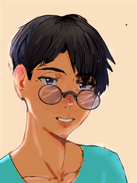 smiling boy headshot rsketches