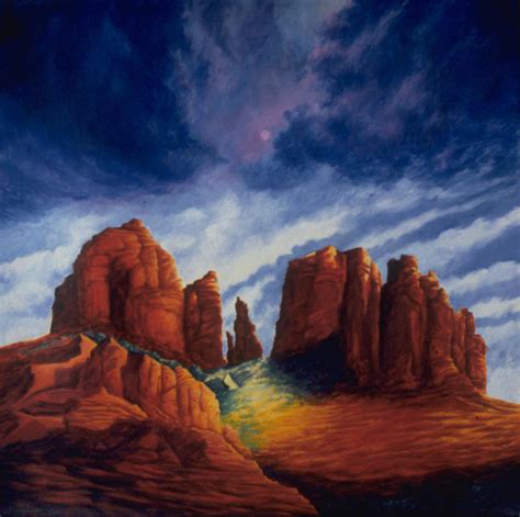 Katherine Kean - Cathedral Stones contemporary landscape oil painting