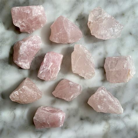 rough rose quartz crystal specimen minera emporium crystal mineral shop