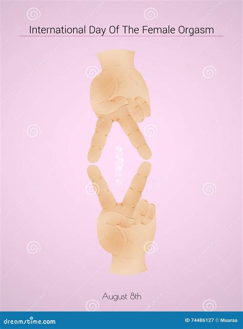 International Day of the Female Orgasm Stock Vector - Illustration of