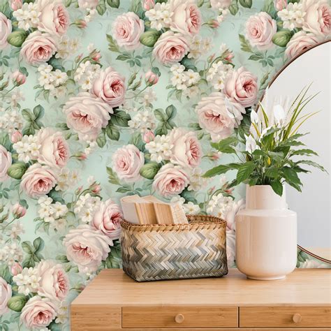 shabby chic wallpaper 6