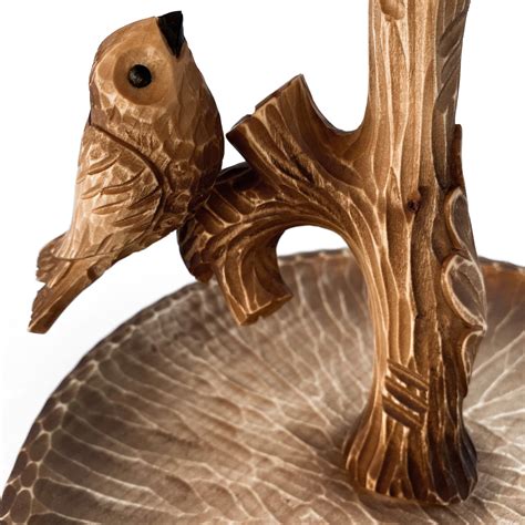 Wooden Rustic Cake Stand, Large 2 Tiered Tray, Tray With Birds ...