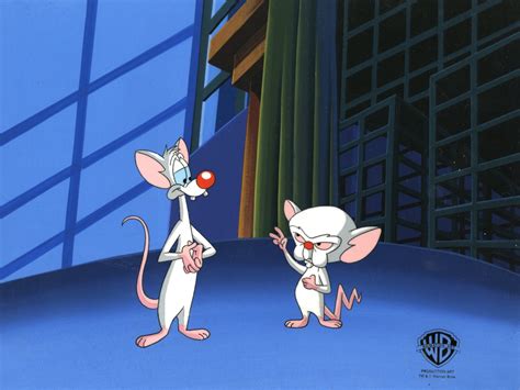 Pinky And The Brain Original Production Cel: Pinky and Brain – Clampett