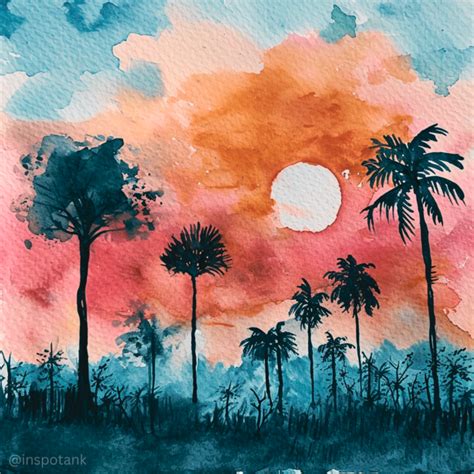 50+ Watercolor Jungle Painting Inspiration Ideas Tips & Tutorials [Art ...