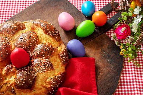 easter greek tsoureki sweet bread    recipes