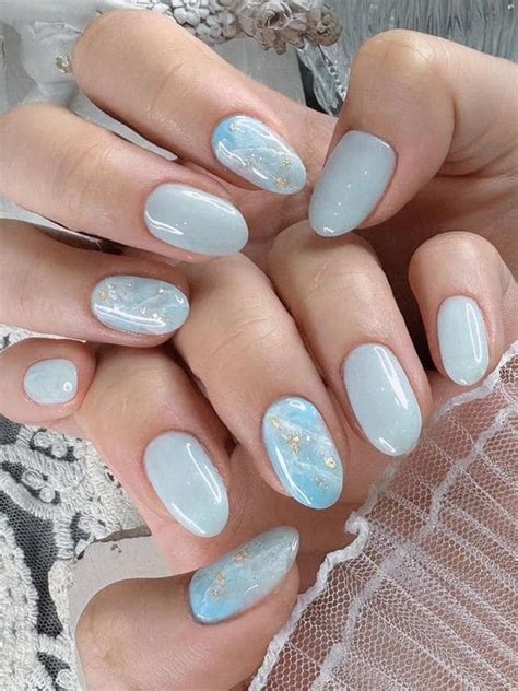 17 Trendy Light Blue Nails to Keep You Looking Cool This Spring! | Everygirl Edit