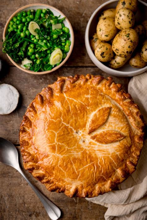 Chicken and Ham Pie - Nicky's Kitchen Sanctuary