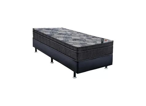 Cama Meio Casal Ortobom - Cama Box Meio Casal e Colchão Ortobom Iso Superpocket (108x198x025) em ...