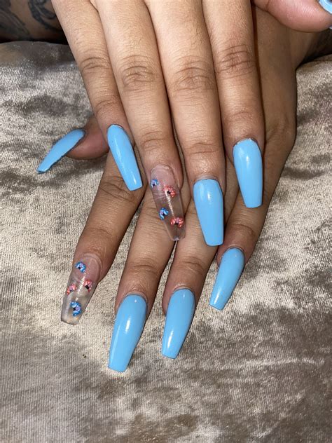 gender reveal nails ideas 8