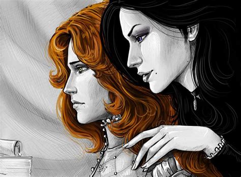 Triss and Yennefer by Anastasia Kulakovskaya (Witcher) | Белые волки ...