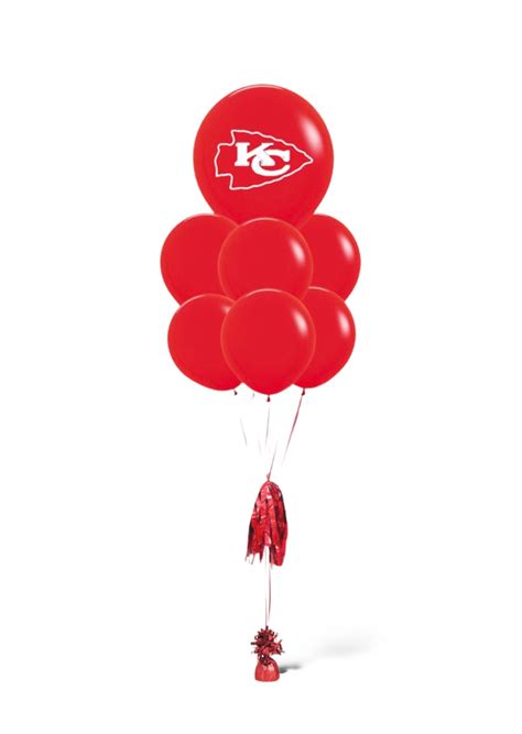 KC Superbowl Balloon Bouquet – T.O. Balloons