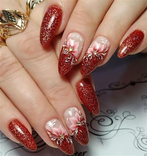 Pin by Natalia on Маникюр с Цветами | Nail designs, Gel nail art ...