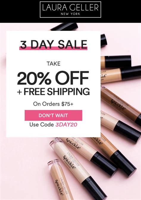 Laura Geller 20% off & free shipping on orders $75+ (includes sale
