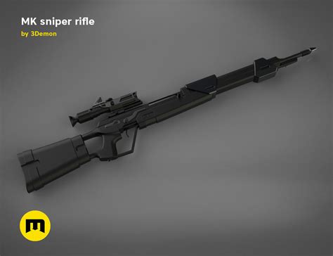 MK sniper rifle | 3Demon - 3D print models download