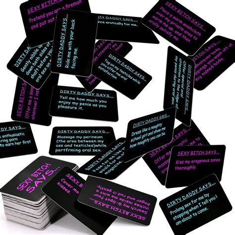 Amazon.com: MEBAULT Bedroom Command Sex Card Game Intimacy Deck Naughty
