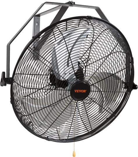Amazon.com: VEVOR 18 Inch Wall Mount Fan, 3-speed IP44 Waterproof, Max