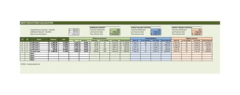 30 Credit Card Payoff Spreadsheets (Excel) - TemplateArchive