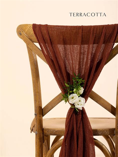 Green Wedding Chair Sash for Wedding Aisle Decor Rustic - Etsy