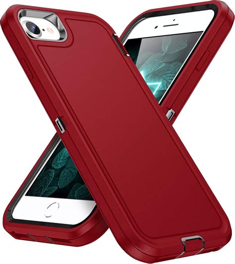 Amazon.com: IDYStar for iPhone SE 2020 Case for Women,Hybrid Drop Test Heavy Duty Sturdy