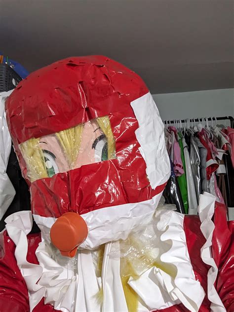 Roll Kigurumi Red PVC maid and Breathplay 9 by GracideaClub on DeviantArt