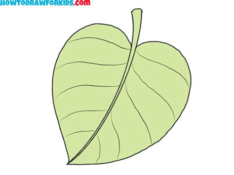 tree drawing easy  leaves  bill voigt blog