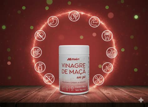 Vinagre De Maçã Na Ppk - Vinagre de Maçã em pó – 150g – Natunéctar