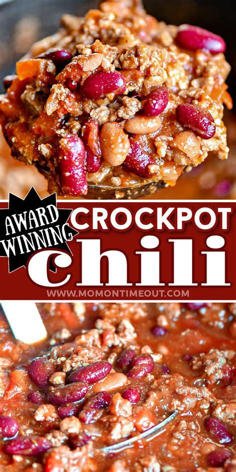 The Ultimate Crockpot Chili Recipe - Mom On Timeout