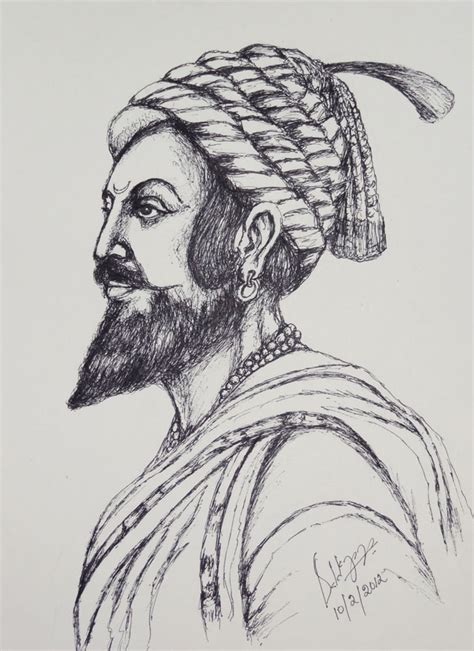 balak ki shan chhatrapati shivaji maharaj  sketch