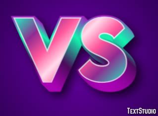 purple green  pink  text effect generator