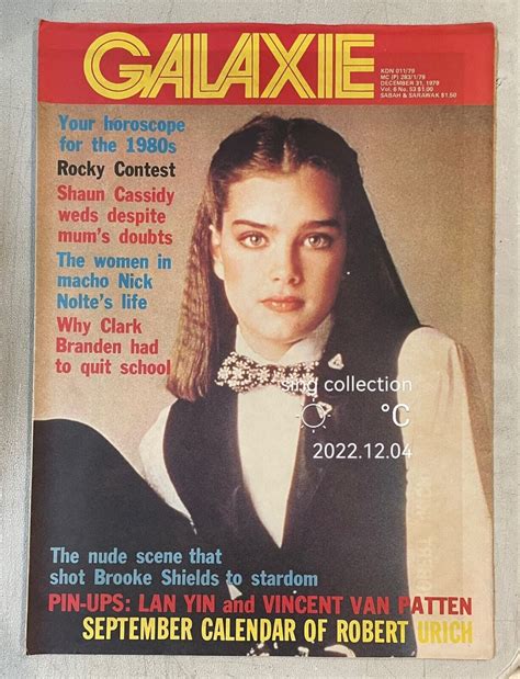 1979 Malaysia Galaxie large movie magazine Kathleen Beller Brooke