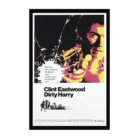 Vintage Movie Poster // Dirty Harry - Globe Photos - Touch of Modern