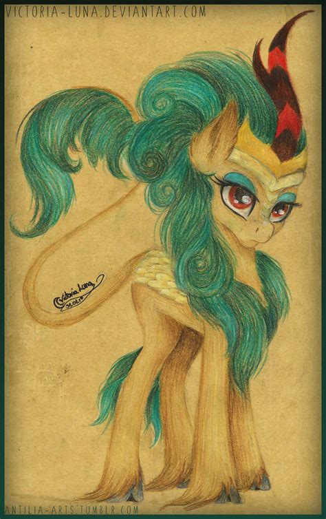 #2112298 - safe, artist:victoria-luna, rain shine, kirin, g4, full body