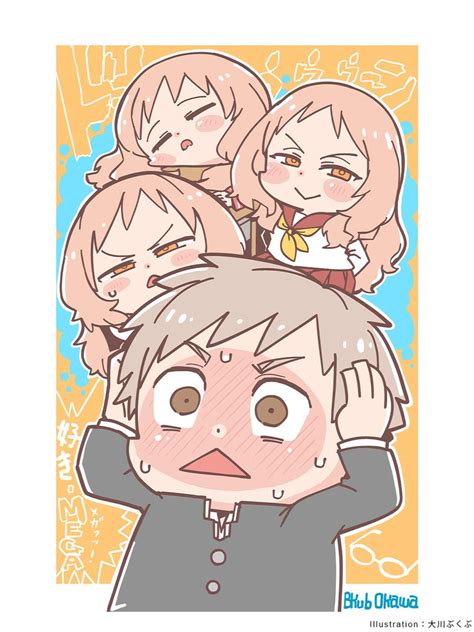[Art] - Mie & Komura by 'Pop Team Epic' author Bkub Okawa - 'The Girl I ...