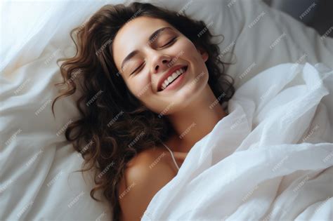 premium ai image beautiful naked girl  bed moans  pleasure