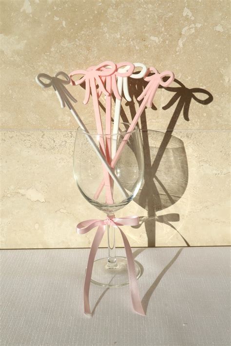 Bow Swizzle Stick – Juju and Blooms