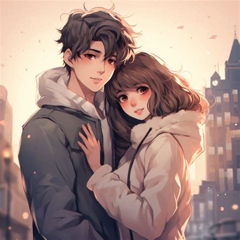 Make cute anime couple illustration for you by Jagookors | Fiverr