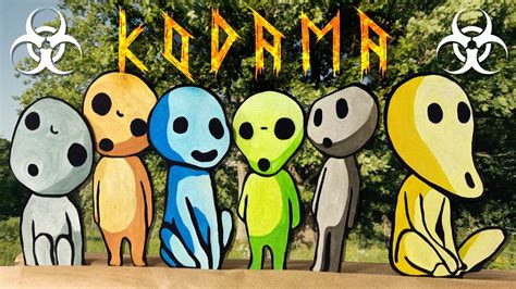 В моем лесу завелись Кодама | Forest-art - YouTube