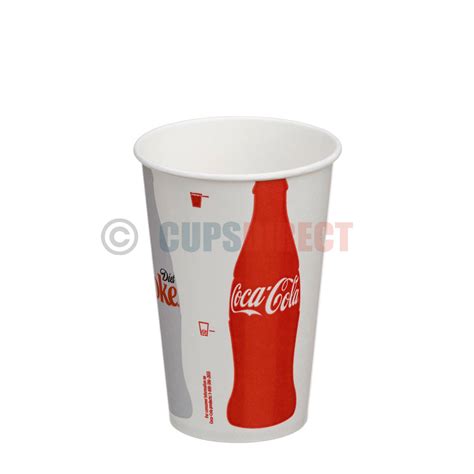 paper cold drink cups iconic range  coca cola  soda coke cups