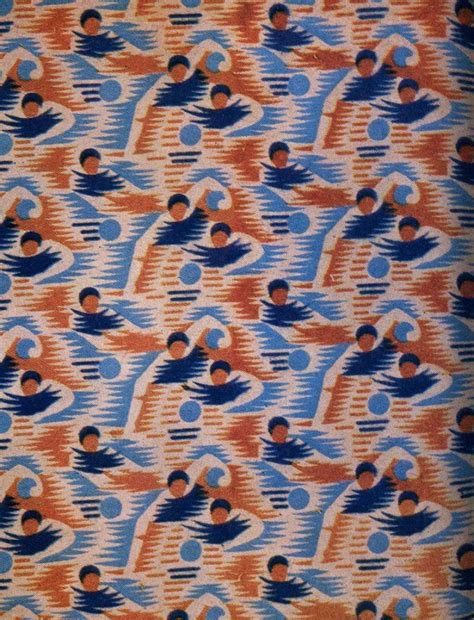 avant-garde print on textile - USSR - beginning of 20th century ...