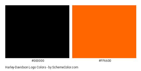 Harley-Davidson Logo Color Scheme » Black » SchemeColor.com