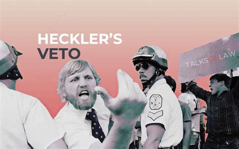Do You Have a Heckler's Veto Right?
