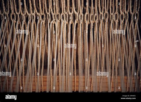 Weaving warp close up Stock Photo - Alamy