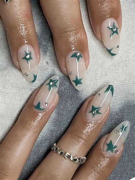 Gel X Nail Designs Stars