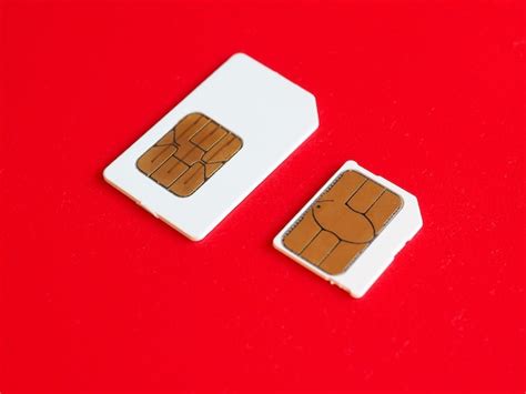 Premium Photo | SIM and USIM card used in phones