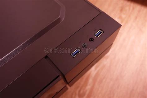 desktop case  personal computer stock image image  display