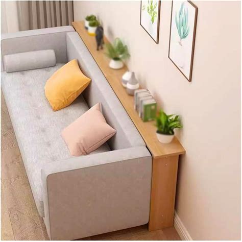 idees de meubles  placer derriere  canape