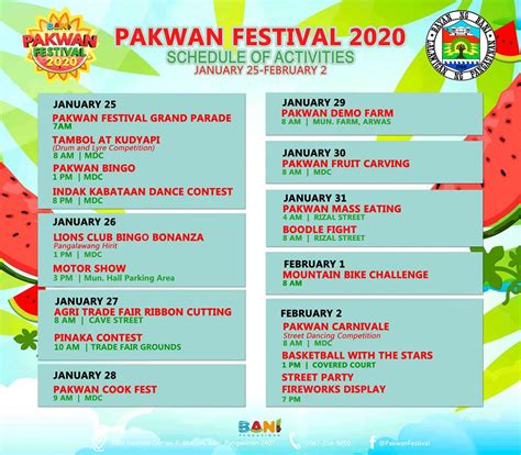 Pakwan Festival 2020 - Bani - Asenso Pangasinan