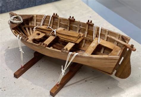 Scale Model Ship's Boat and Boat Builder's Block - The Miniature ...