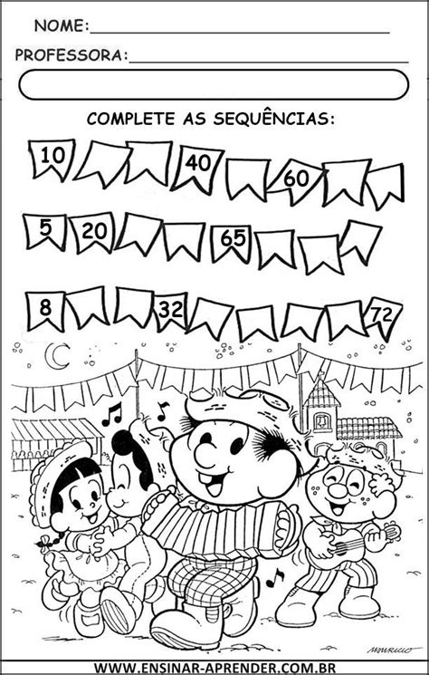 40 Atividades matemáticas: Festa junina