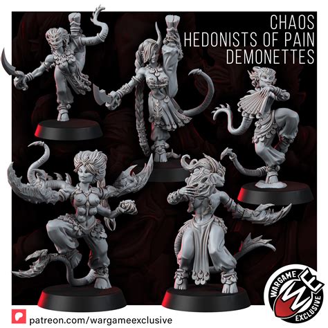 CHAOS HEDONISTS OF PAIN DEMONETTES (5U) – Wargame Exclusive